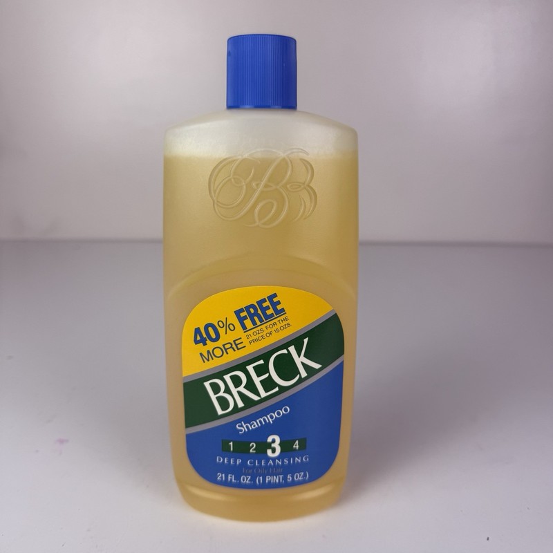 Vintage BRECK Classic Shampoo 3 21oz, Discontinued Movie & TV Prop See Pics