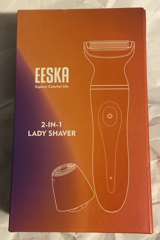 EESKA 2-in-1 Electric Body Shaver V1120 Women's Legs Arms Bikini Blue NEW () gallery