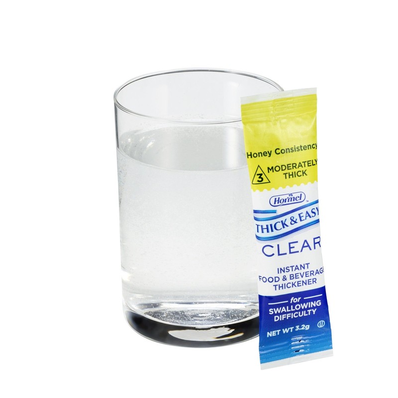 Thick & Easy Clear Food & Drink Thickener Unflavored 3.2 Gram Packet 100 Ct gallery
