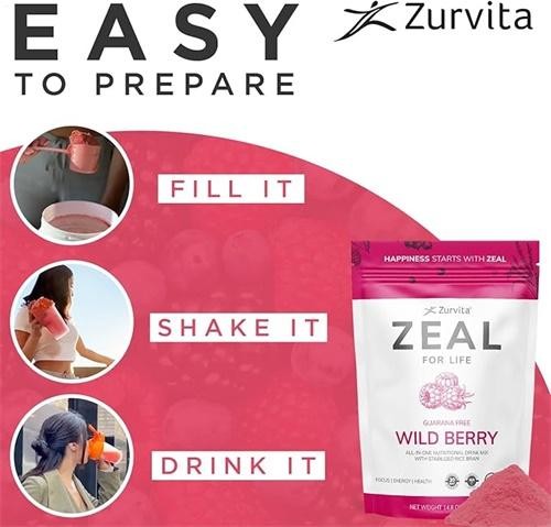 Zurvita Zeal For Life – 30-Day Wellness Bag (Wild Berry Flavor) – 420g FRESH gallery