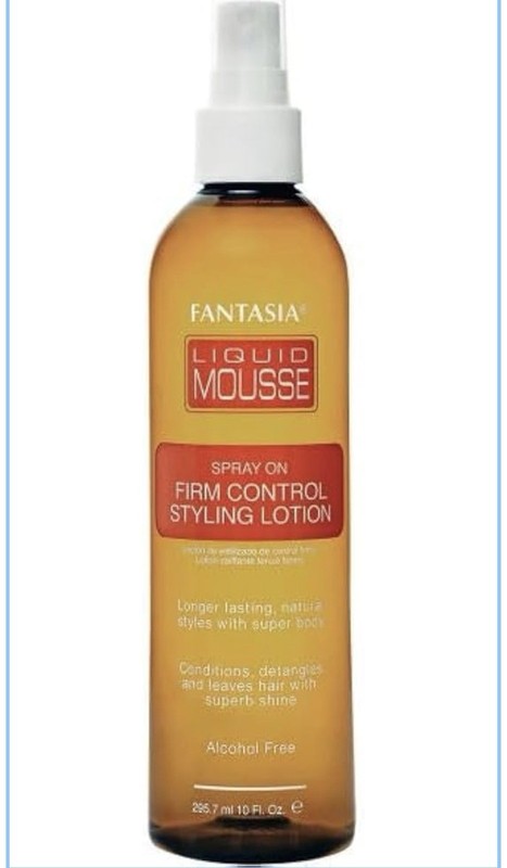 Fantasia Liquid Mousse Spray On Firm Control Styling Lotion 10 Oz