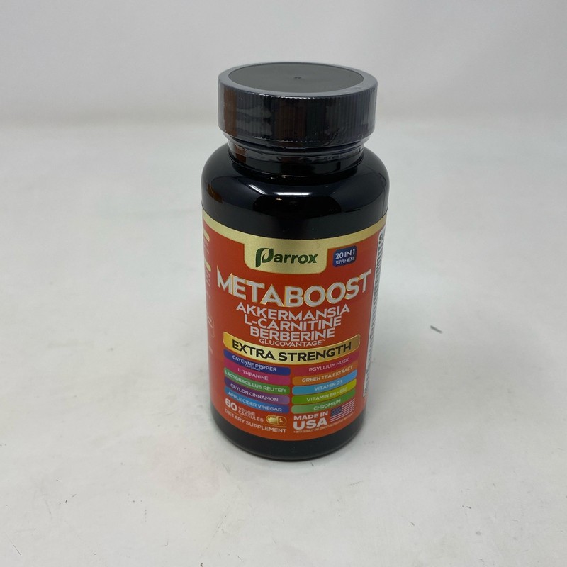 Parrox Metaboost Booster Supplement 20-in-1 Plant-Based Formula Exp 06/2028