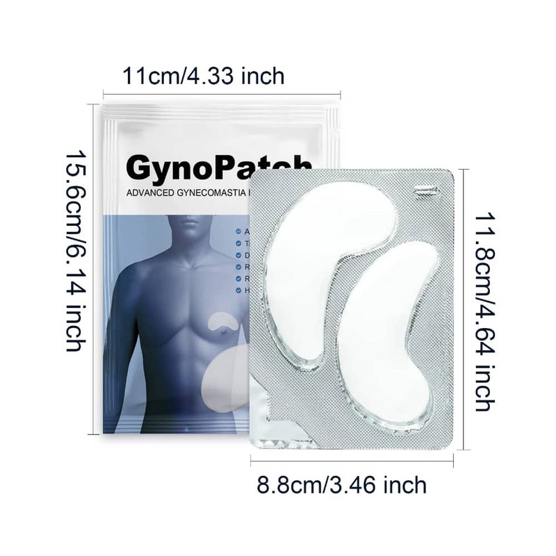 Male Breast Reduction Patch Firming Chest Muscles Gynecomastia Repair Patch US gallery