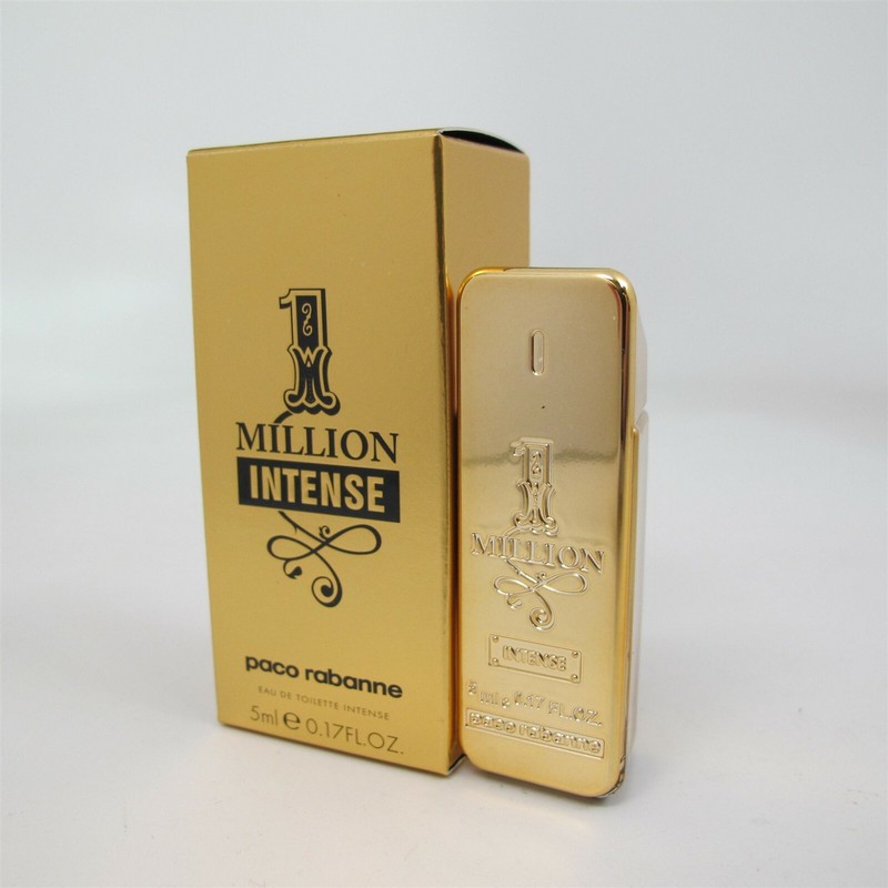 1 MILLION INTENSE by Paco Rabanne 5 ml/ 0.17 oz Eau de Toilette Intense Mini NIB