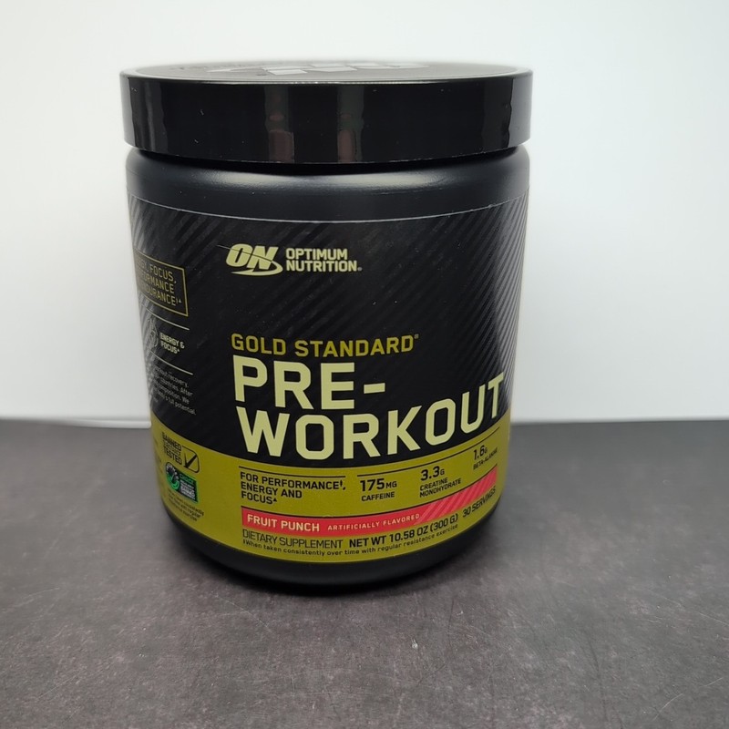 Optimum Nutrition Gold Standard Pre-Workout Fruit Punch 10.58 oz 01/06/2027