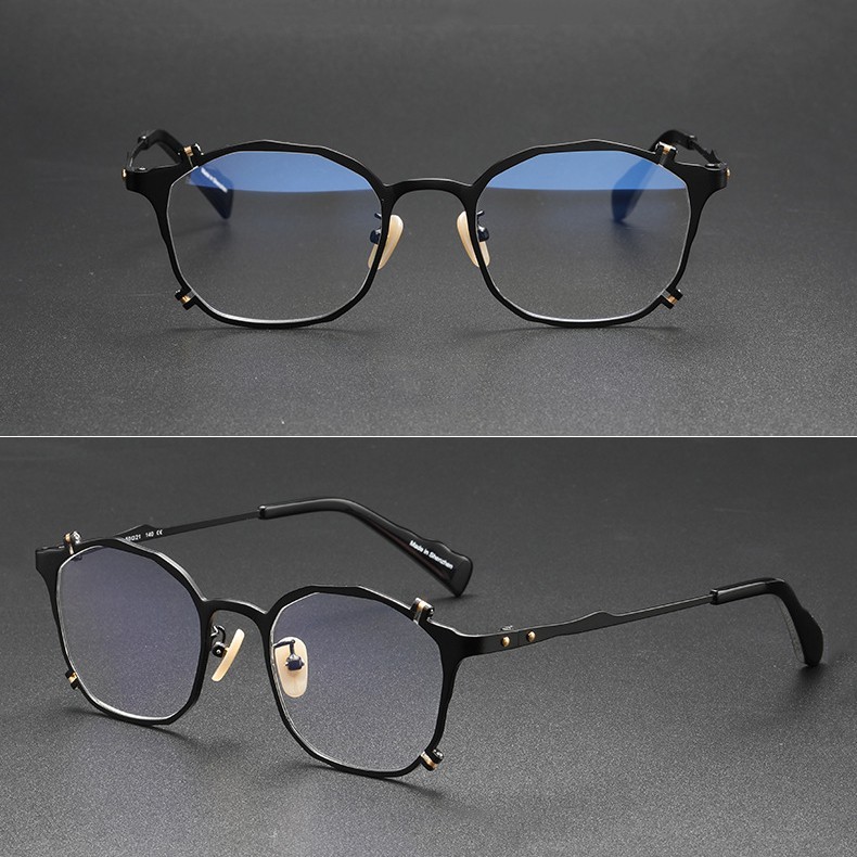 Japanese Irregular Eyeglass Frames Masahiro Maruyama Handmade Glasses MM0029