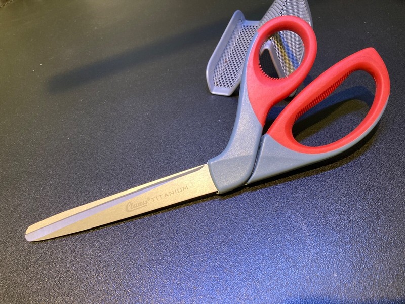 CLAUSS TITANIUM Bonded 4.5″ 114mm Cutting Office SHEARS SCISSORS NvrUse