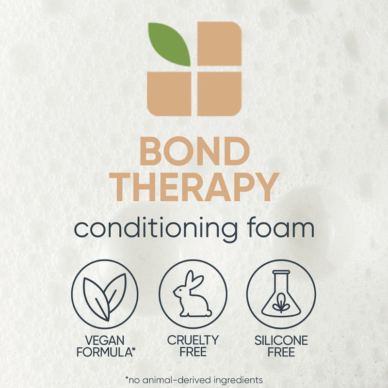 BIOLAGE PROFESSIONAL BOND THERAPY CONDITIONING FOAM 8.45oz OVERPROCESSED HAIR gallery