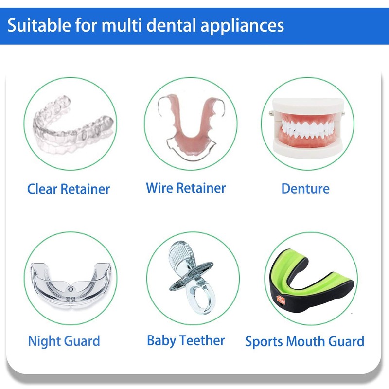 Retainer Cleaner Tablets 120 Tablets-4 Months Supply, Cleaning for Denture gallery