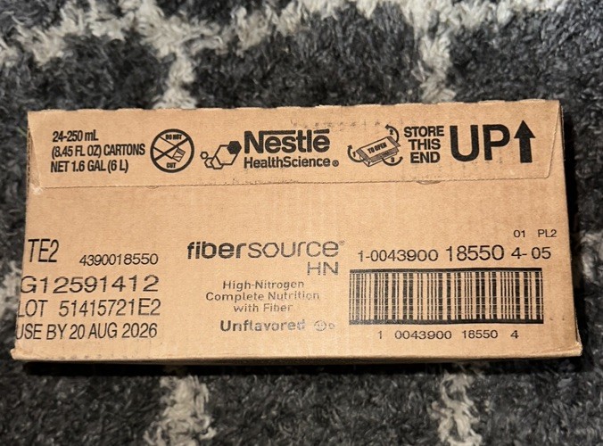 Fibersource HN 1.2 Cal Formula Unflavored 24 Cartons 8.45 oz Full Case gallery