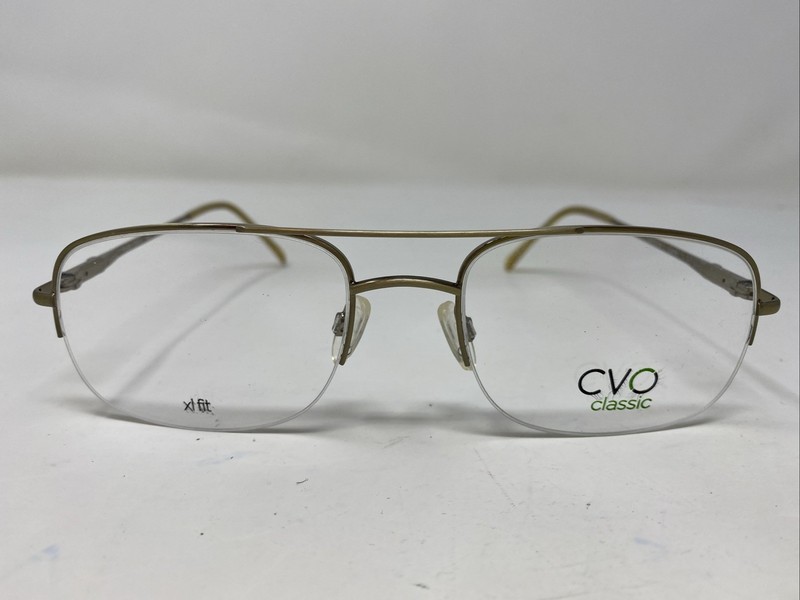 Clear Vision CVO CLASSIC WALER/N C1 ANTIQUE GOLD 58-20-150 Eyeglasses Frame !A58