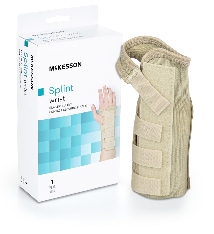 McKesson Hook and Loop Wrist Brace for Right Hand 155-79-87073