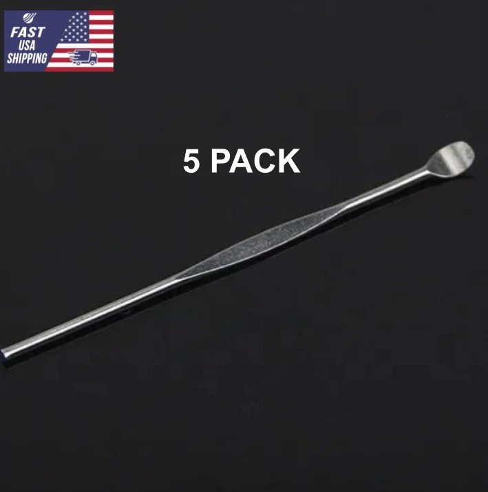Ear Wax Clay Pick 5pc Stainless Metal Modeling Tool 80mm Multiupurpose
