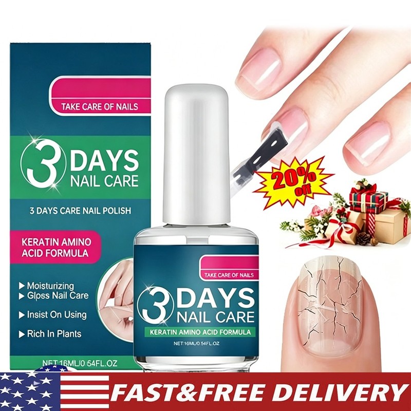 3 Days Nail Care Nail Nourishing Oil & Strengthener for Damaged Nails ~ 20% OFF