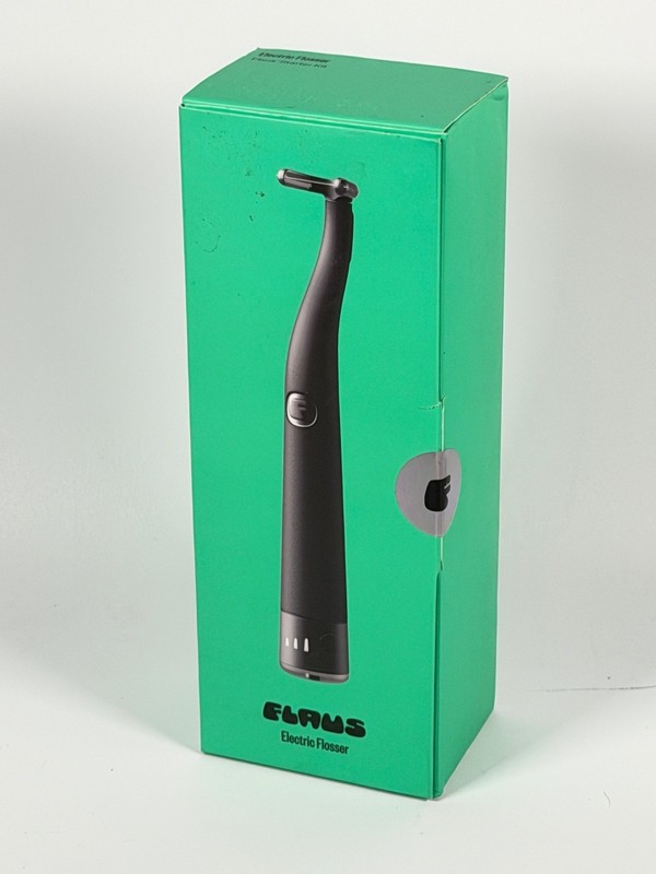 FLAUS Electric Flosser Kit Black 2FK-MASS-B1 Sealed +45 Heads USB-C Base