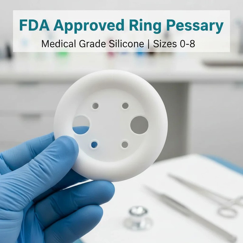 Silicone Ring Pessary Size 7 with Support OBGYN Approved SUI POP Same Day Ship gallery