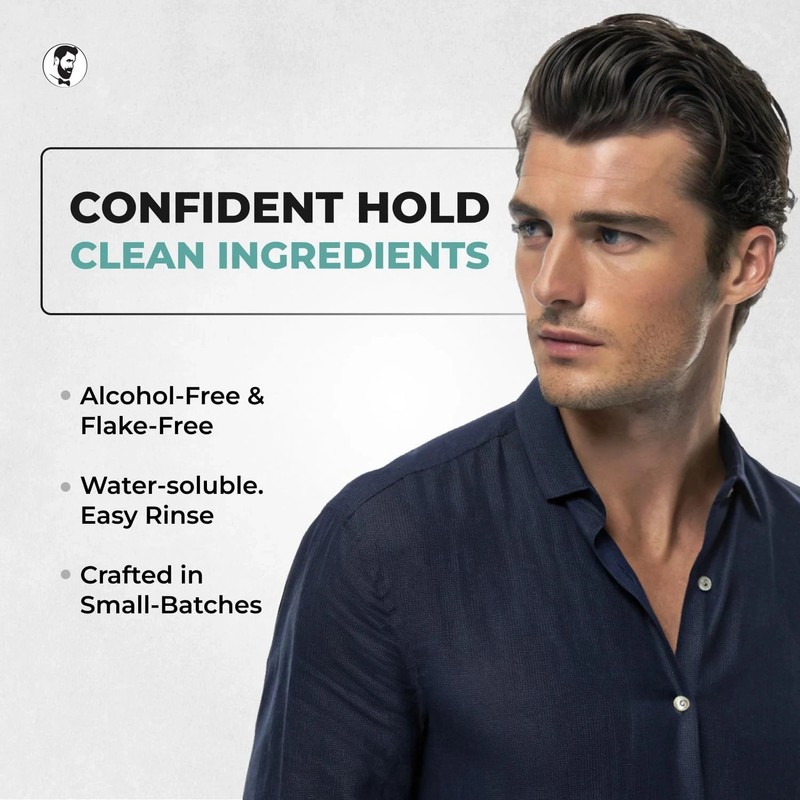 Gentlemen Republic 16oz Refined Hair Gel for Men - Premium Men's Hair Styling gallery