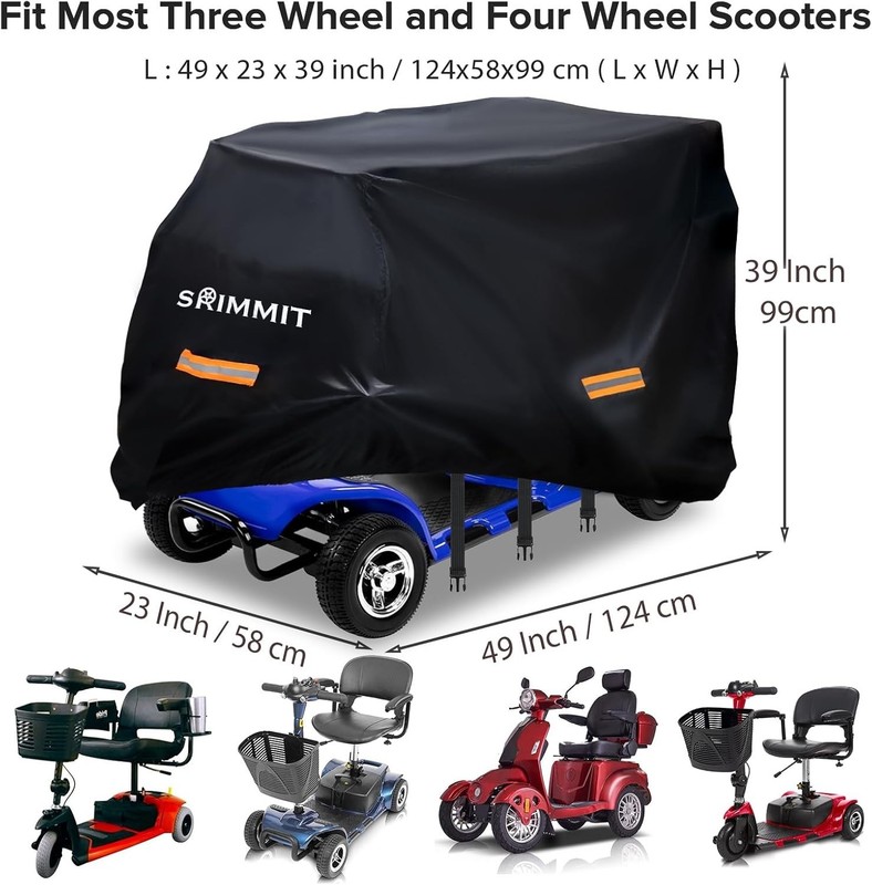 Upgraded Mobility Scooter Storage Cover, Heavy Duty 420D Oxford Fabric Electr... gallery