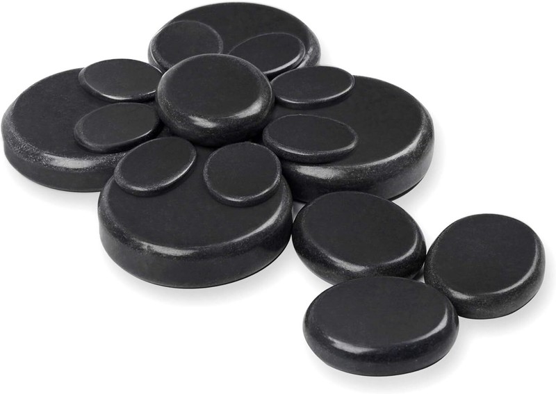 Kendal 16 Pieces Massage Hot Stones Set Basalt Spa Rock Stone For Salon or Home