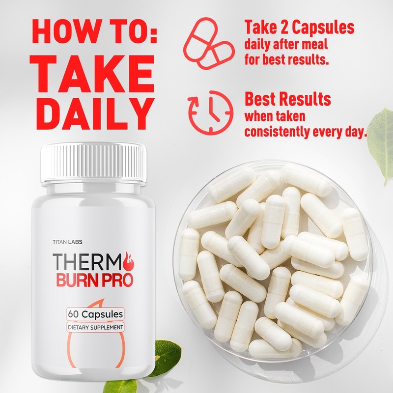 (1 Pack) Thermo Burn Pro Advanced Energy & Fitness Supplement ThermoBurnPro 60ct gallery