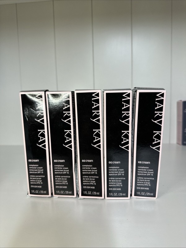 5 Mary Kay CC Cream Complexion Corrector SPF 15 Medium to Deep, L.T to Deep New