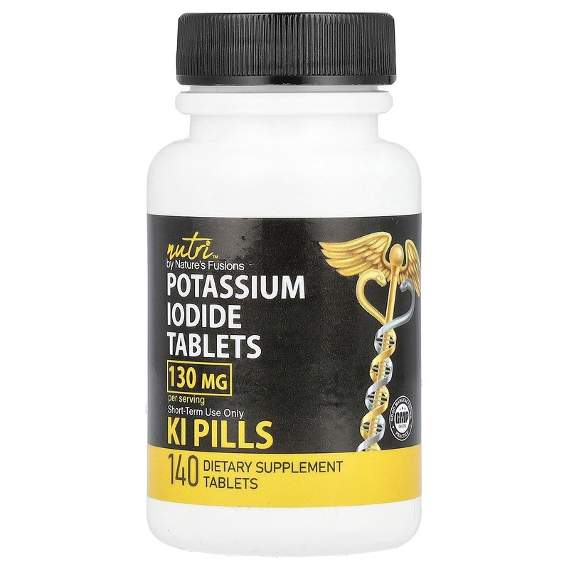 Nutri, Potassium Iodide Tablets, 130 mg, 140 Tablets (65 mg Per Tablet)