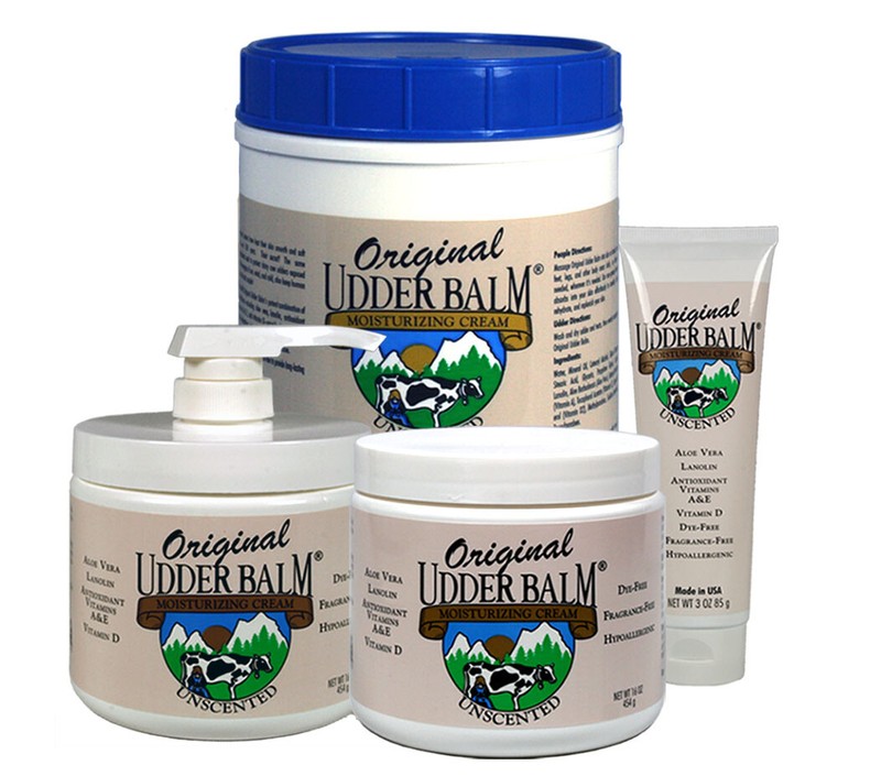 Unscented Original Udder Balm Thick Moisturizing Cream. Help for dry hands. *OUB