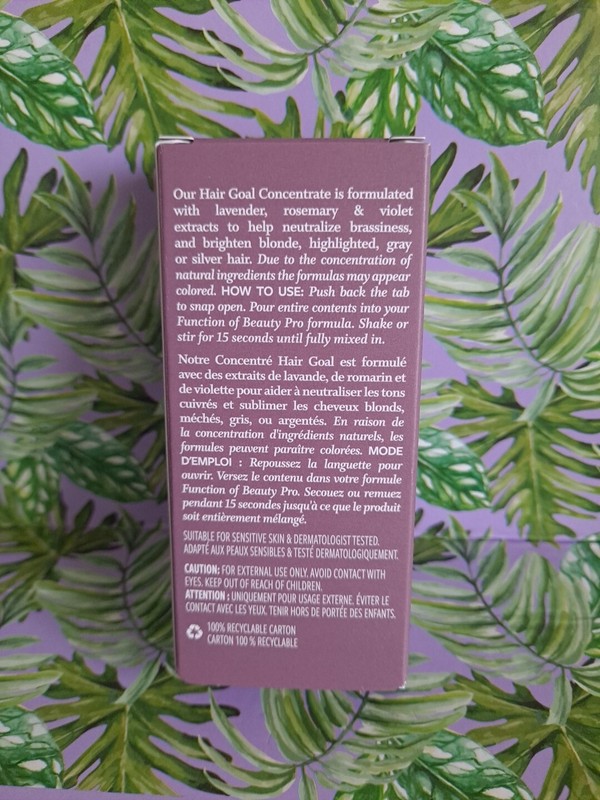 Function of Beauty PRO Blonde Hero Hair Goal Concentrate Mix 4 ML, New In Box. gallery