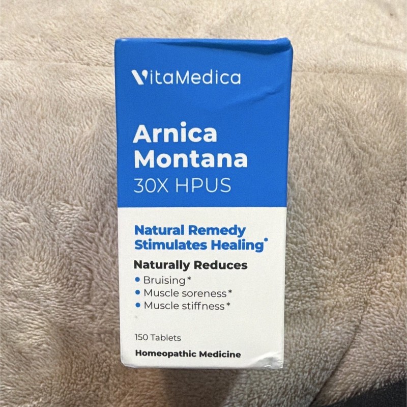 VitaMedica Arnica Montana 30X HPUS Homeopathic Tablets 150 Natural Exp 09/2027
