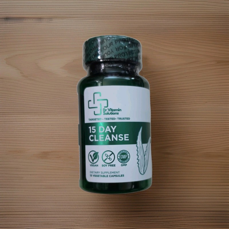 Dr Vitamin Solutions 15 Day Cleanse Detox Vegan Soy-Free GMP 15 Capsules 09/2027