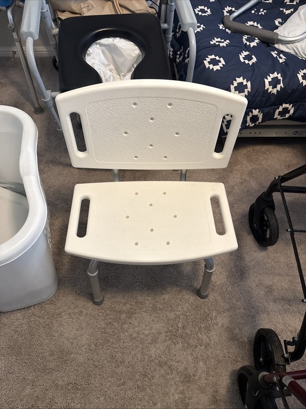 Shower Chair, Slip-Resistant, 250 LBS Capacity