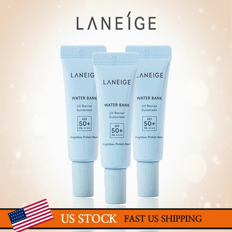LANEIGE Water Bank UV Barrier Sunscreen SPF50 10ml x 3ea Premium K-Beauty