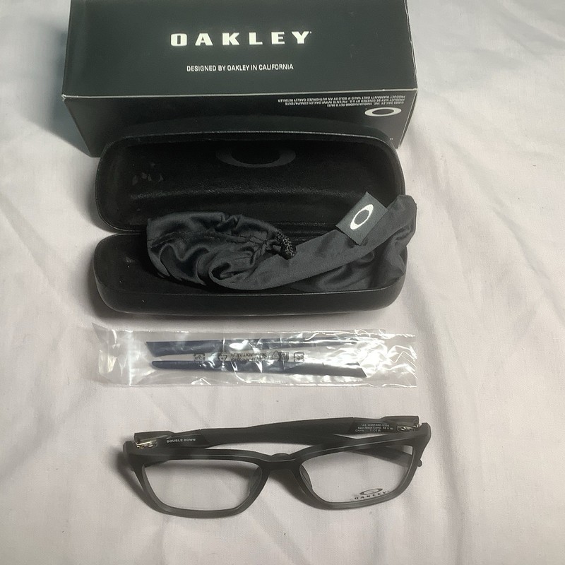 NEW Oakley Double Down OX8188D Size 56/16 Satin Black Camo Eyeglasses