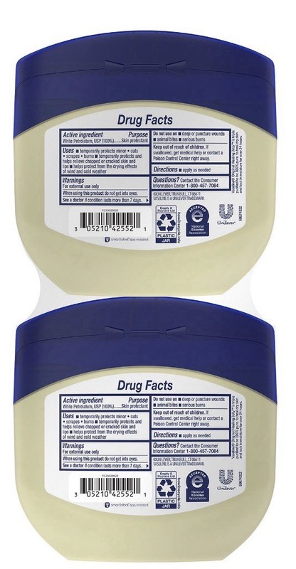Vaseline Petroleum Jelly, Original 13 oz Pack of 2 gallery