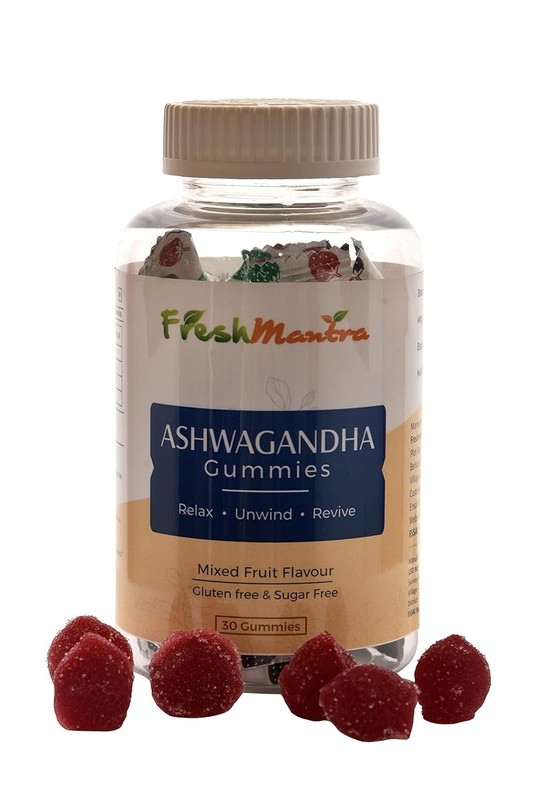 3 Pack FRESH .MANTRA Ashwagandha Gummies 90 Count gallery