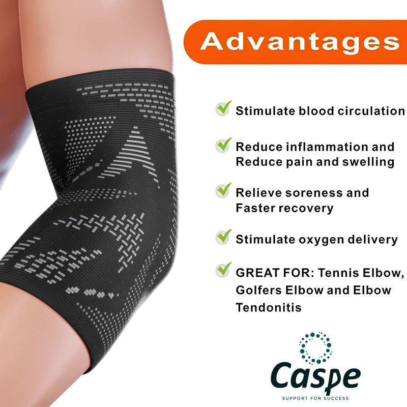 2 Pcs Elbow Brace Compression Support Sleeve Fit Arthritis Tendonitis Joint Pain gallery