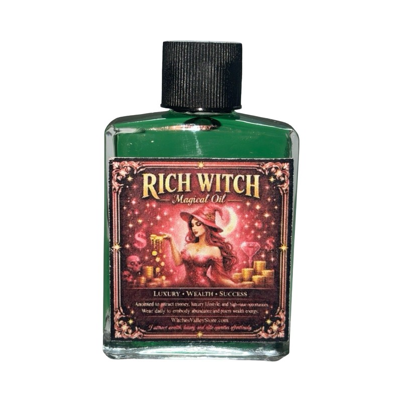 Rich Witch Oil For Money Wealth Luxury and Success. Dinero Aceite Ritual
