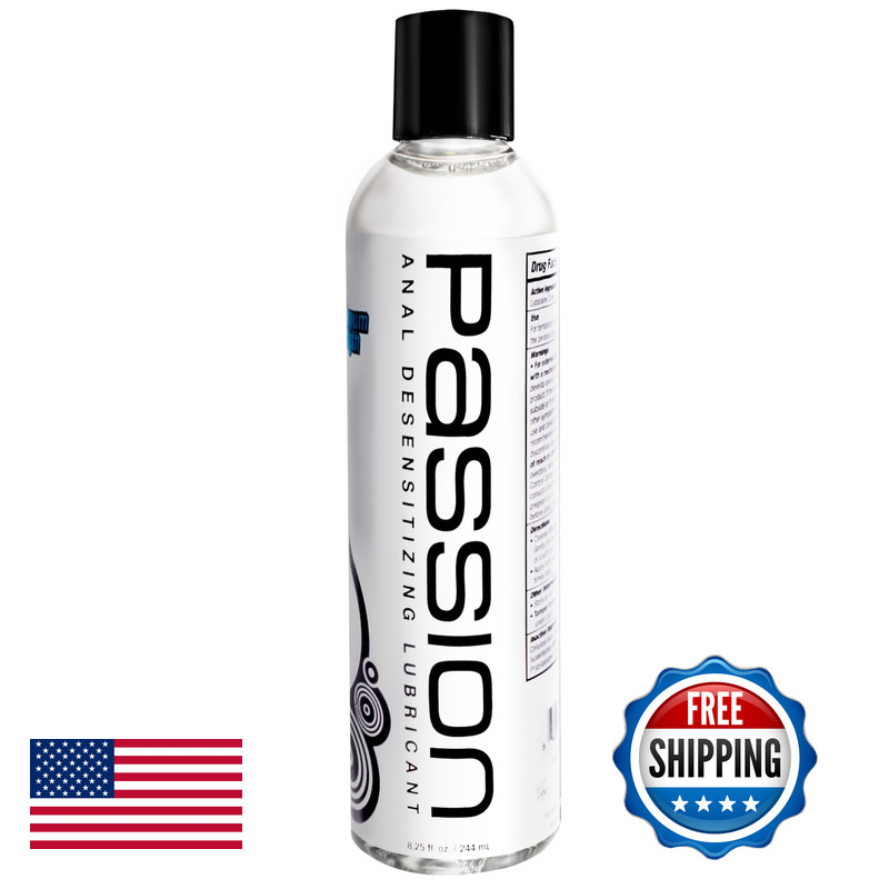 Passion Lube Anal Desensitizing Lube 8.25 Fl Oz – Maximum Strengthnatural