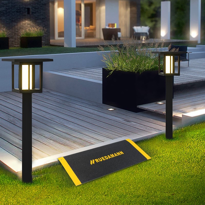 Threshold Ramp, Aluminum with 600lbs Load Capacity, Portable and Anti-Slip Su... gallery
