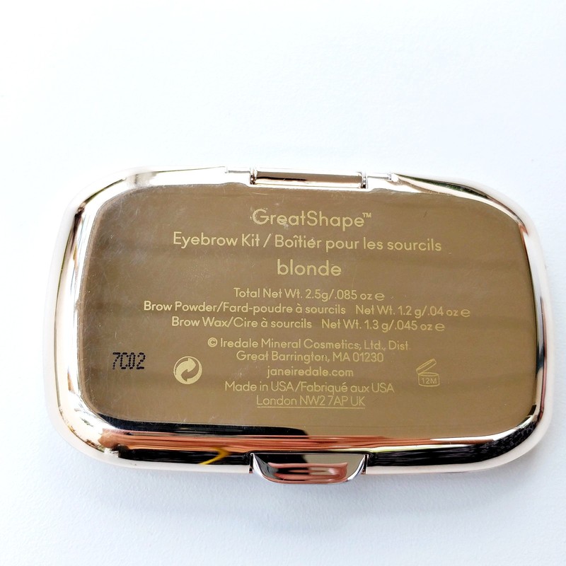 Jane Iredale GreatShape Eyebrow Kit BLONDE Brow Powder & Wax Duo full size BNIB gallery