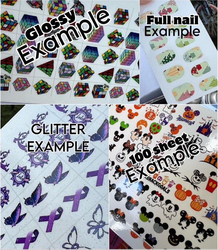 Halloween Spider Webs Waterslide Decals For Nails, Hot Wheels, Etc Set Of 50 JH gallery