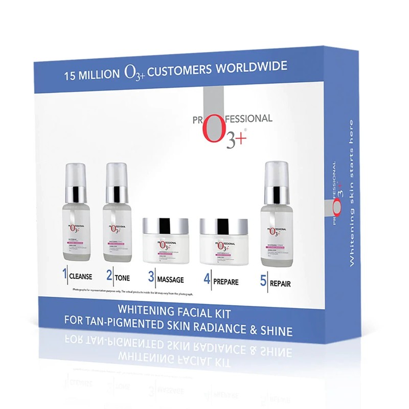 O3+ Whitening Facial Kit for Tan-Pigmented Skin 150g Brightening&Lightening Skin