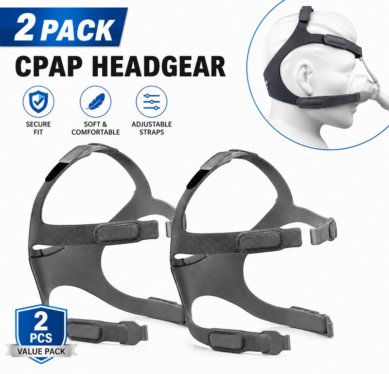 Replacement Straps for F&P Simplus Full Face Mask F&P Eson 2 Nasal Mask Headgear