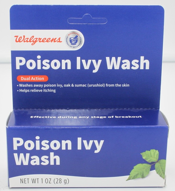 Poison Ivy Wash Dual Action Urushiol Skin Wash & Itch Relief 1 oz Walgreens NEW