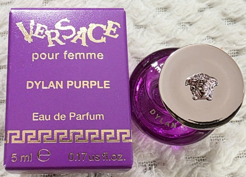 Versace Pour Femme Dylan Purple Eau de Parfum .17oz Dabber Travel Bottle NEW NIB