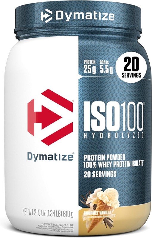 Whey Protein Powder Isolate, Gourmet Vanilla, 25g of Protein, 5.5g
