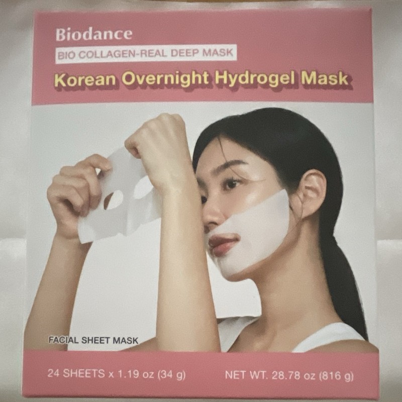 Biodance Bio Collagen-Real Deep Hydrogel Overnight Face Mask 24 Sheets 34g