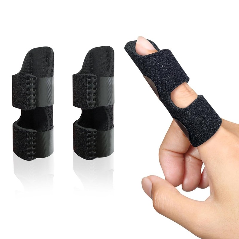 Neoprene Trigger Finger Splints for Index, Middle, & Ring Fingers - 2 Pack gallery