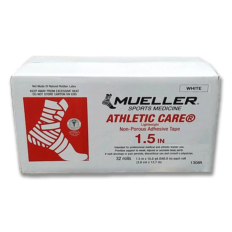 Mueller Athletic Trainers Tape-1 1/2″-White