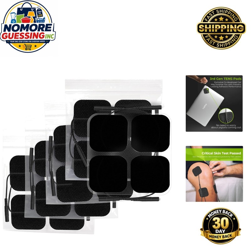 Universal 20-Pack TENS Electrode Pads – Soft, Flexible, and Reliable
